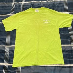 LIME GREEN ADULT MEDIUM SIZE SHIRT